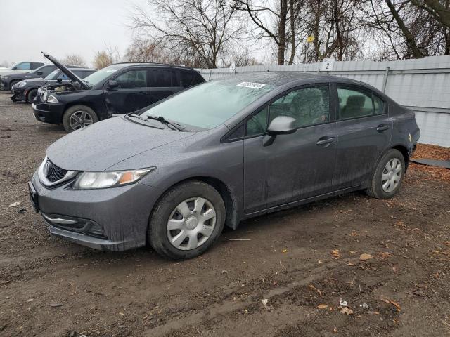 HONDA CIVIC LX 2013 with VIN 2HGFB2F42DH014222 - Photo from auction