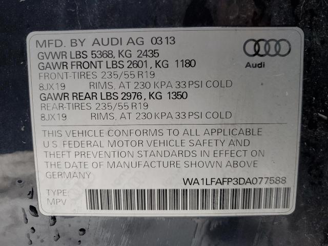 Photo 14 from auction – 2013 AUDI Q5 PREMIUM with VIN WA1LFAFP3DA077588
