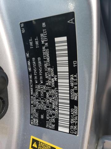 Photo 14 from auction – 2016 TOYOTA HIGHLANDER with VIN 5TDDKRFH8GS349721