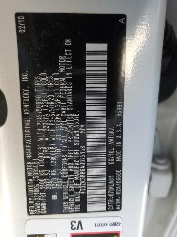 Photo 14 from auction – 2010 TOYOTA VENZA with VIN 4T3ZK3BB6AU025158