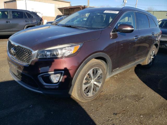 KIA SORENTO EX 2016 with VIN 5XYPHDA55GG060725 - Photo from auction