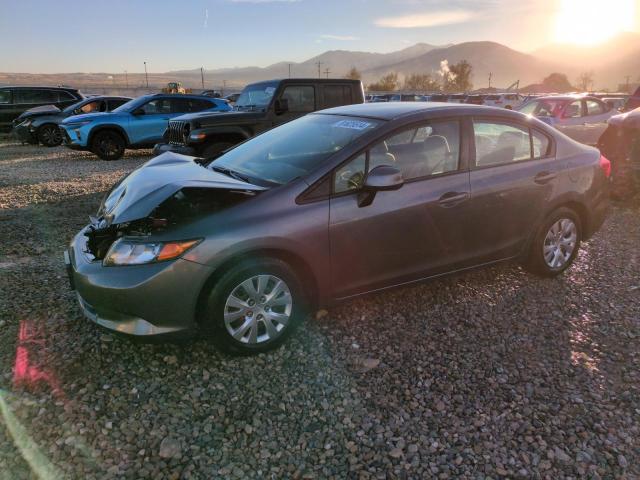 HONDA CIVIC LX 2012 with VIN 2HGFB2F53CH302807 - Photo from auction