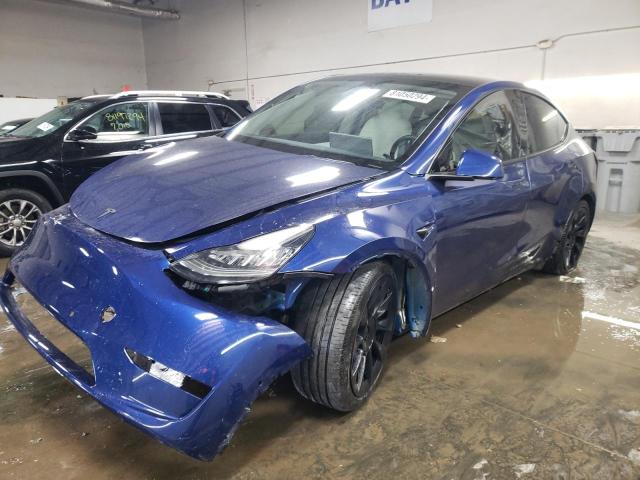 TESLA MODEL Y 2022 with VIN 7SAYGDEE3NF439201 - Photo from auction