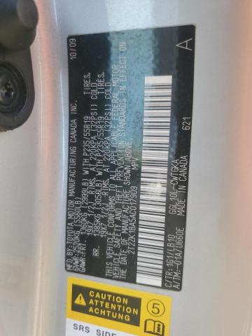 Photo 14 from auction – 2010 LEXUS RX 350 with VIN 2T2ZK1BA5AC017909