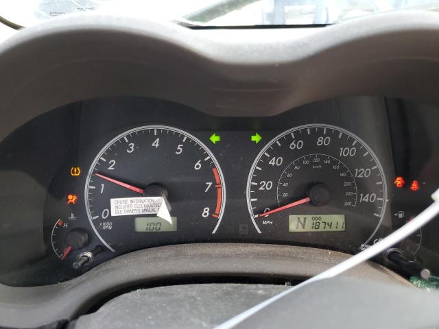 Photo 9 from auction – 2009 TOYOTA COROLLA BA with VIN 1NXBU40E09Z062435