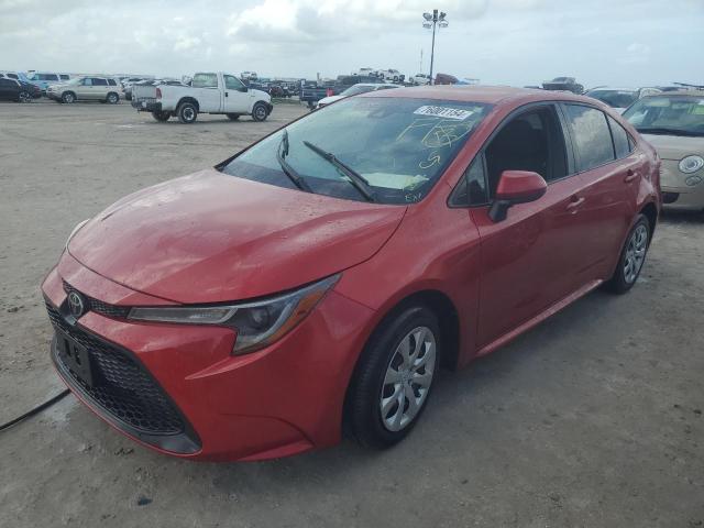 TOYOTA COROLLA LE 2021 with VIN JTDEPMAE7MJ157480 - Photo from auction