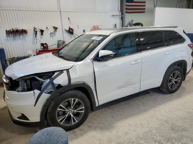 TOYOTA HIGHLANDER 2016 with VIN 5TDJKRFH6GS505922 - Photo from auction