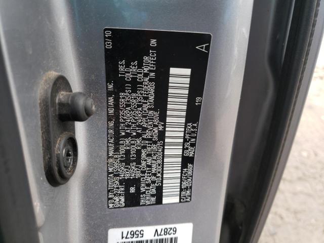 Photo 14 from auction – 2011 TOYOTA SIENNA LE with VIN 5TDJK3DC3BS004015