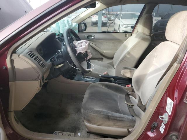 Photo 7 from auction – 2002 HONDA CIVIC LX with VIN 2HGES16552H585585