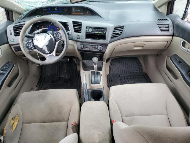 Photo 8 from auction – 2012 HONDA CIVIC LX with VIN 2HGFB2F50CH551727