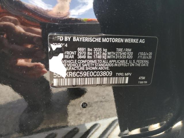 Photo 14 from auction – 2014 BMW X5 XDRIVE5 with VIN 5UXKR6C59E0C03809
