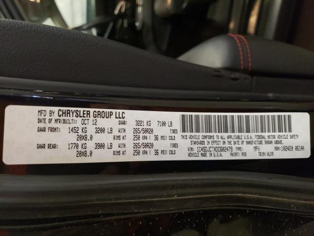 Photo 14 from auction – 2013 DODGE DURANGO R/ with VIN 1C4SDJCTXDC602479