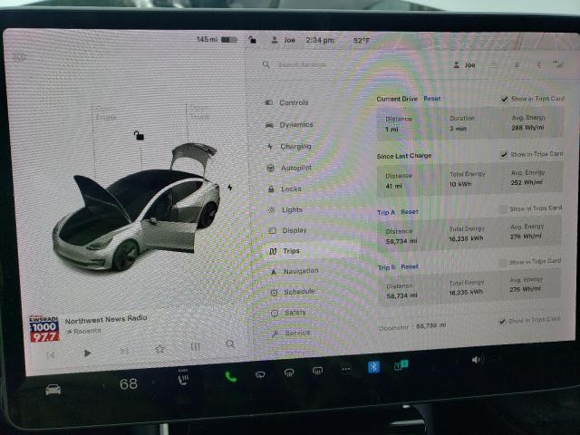 Photo 9 from auction – 2018 TESLA MODEL 3 with VIN 5YJ3E1EB4JF065306