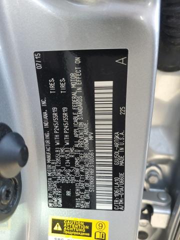 Photo 14 from auction – 2015 TOYOTA HIGHLANDER with VIN 5TDYKRFH6FS100561