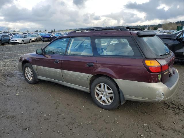 Photo 2 from auction – 2000 SUBARU LEGACY OUT with VIN 4S3BH6751Y7671900