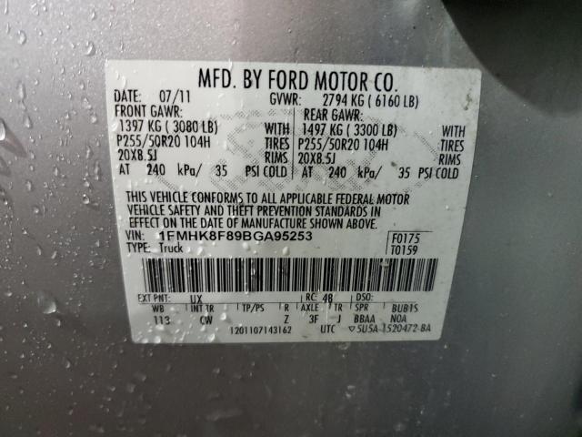 Photo 14 from auction – 2011 FORD EXPLORER L with VIN 1FMHK8F89BGA95253