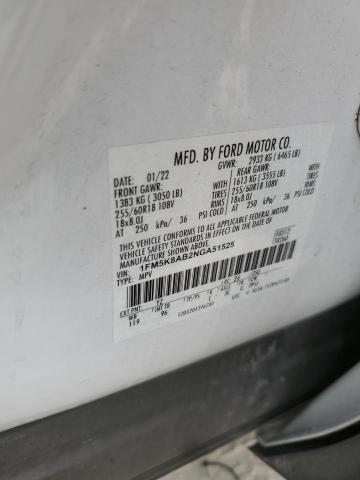 Photo 14 from auction – 2022 FORD EXPLORER P with VIN 1FM5K8AB2NGA51525