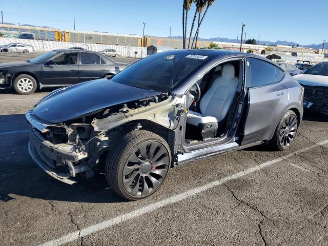 TESLA MODEL Y 2021 with VIN 5YJYGDEF6MF277942 - Photo from auction