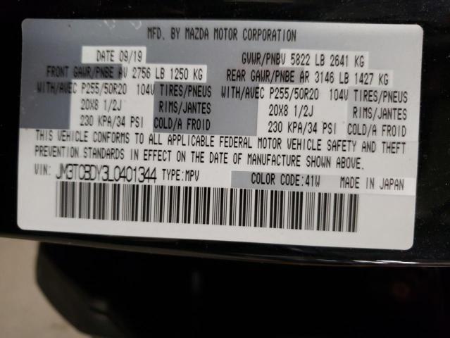 Photo 14 from auction – 2020 MAZDA CX-9 GRAND with VIN JM3TCBDY3L0401344