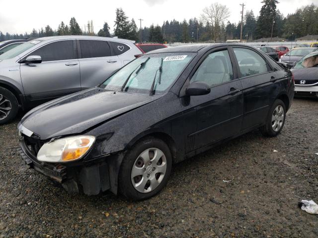 KIA SPECTRA EX 2008 with VIN KNAFE121585492155 - Photo from auction