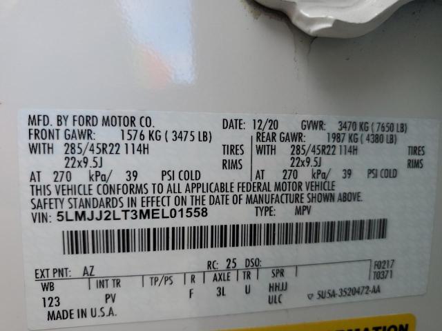 Photo 14 from auction – 2021 LINCOLN NAVIGATOR with VIN 5LMJJ2LT3MEL01558