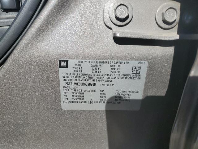 Photo 14 from auction – 2011 GMC TERRAIN SL with VIN 2CTFLWE55B6390200