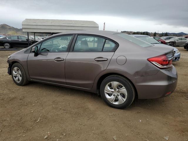 Photo 2 from auction – 2013 HONDA CIVIC LX with VIN 19XFB2F50DE290014