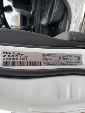 Photo 14 from auction – 2022 DODGE DURANGO CI with VIN 1C4RDJEG1NC173586