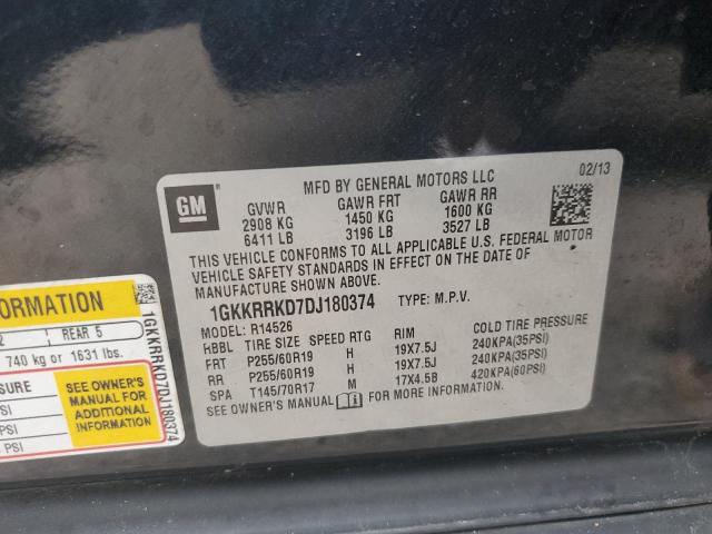 Photo 14 from auction – 2013 GMC ACADIA SLT with VIN 1GKKRRKD7DJ180374