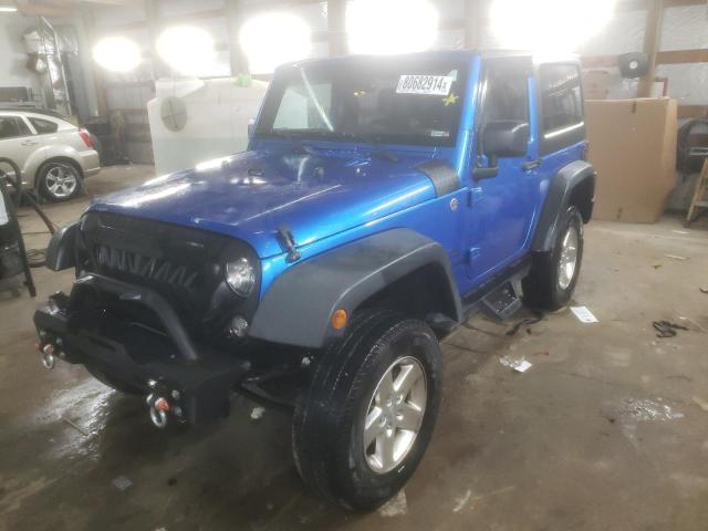 JEEP WRANGLER S 2015 with VIN 1C4AJWAG2FL568130 - Photo from auction
