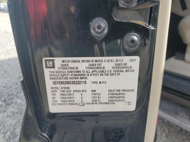 Photo 14 from auction – 2002 CADILLAC ESCALADE E with VIN 3GYEK63NX2G232110