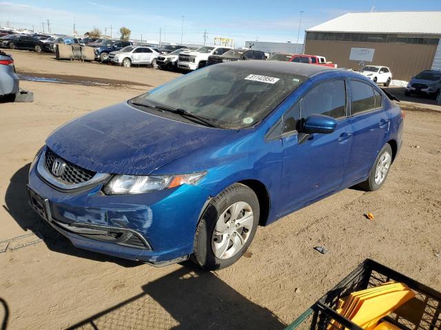 HONDA CIVIC LX 2014 with VIN 19XFB2E52EE078248 - Photo from auction