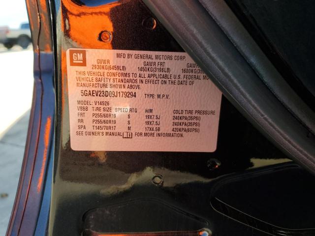 Photo 14 from auction – 2009 BUICK ENCLAVE CX with VIN 5GAEV23D09J179294
