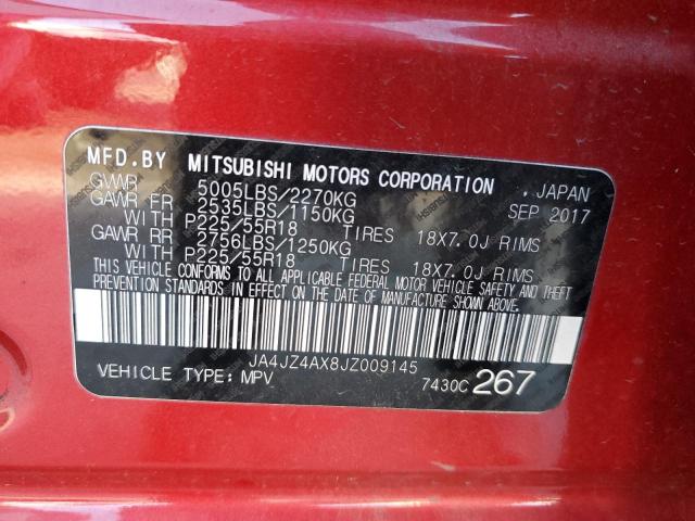 Photo 14 from auction – 2018 MITSUBISHI OUTLANDER with VIN JA4JZ4AX8JZ009145