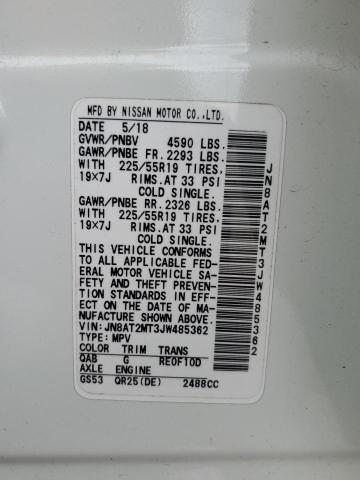 Photo 14 from auction – 2018 NISSAN ROGUE S with VIN JN8AT2MT3JW485362
