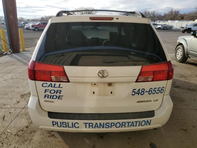 Photo 6 from auction – 2004 TOYOTA SIENNA CE with VIN 5TDZA23C04S185384