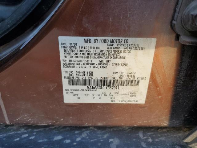 Photo 14 from auction – 2020 FORD ECOSPORT S with VIN MAJ6S3GL0LC352011