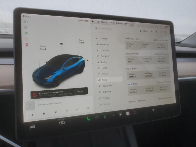 Photo 9 from auction – 2021 TESLA MODEL Y with VIN 5YJYGDEF3MF252755