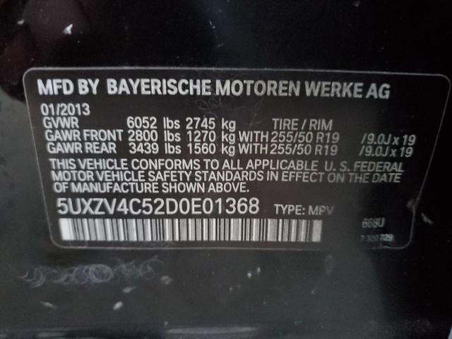Photo 14 from auction – 2013 BMW X5 XDRIVE3 with VIN 5UXZV4C52D0E01368