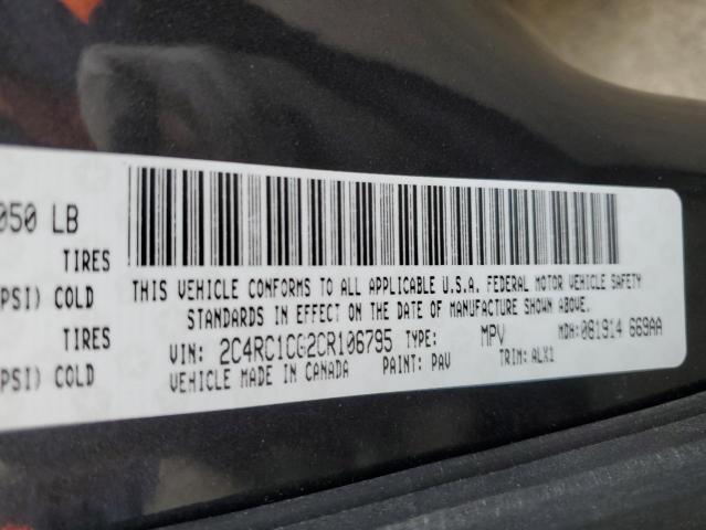 Photo 14 from auction – 2012 CHRYSLER TOWN & COU with VIN 2C4RC1CG2CR106795
