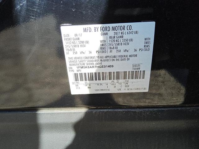 Photo 14 from auction – 2017 FORD EXPLORER P with VIN 1FM5K8AR7HGE01409
