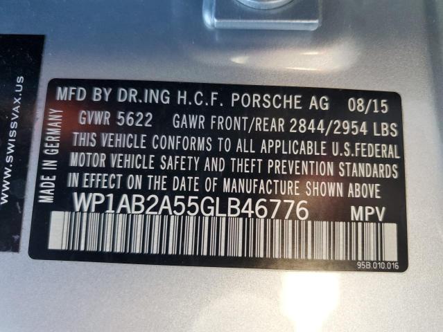Photo 14 from auction – 2016 PORSCHE MACAN S with VIN WP1AB2A55GLB46776