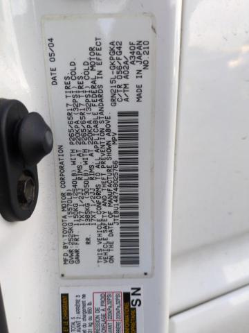Photo 14 from auction – 2004 TOYOTA 4RUNNER SR with VIN JTEBU14R748025766