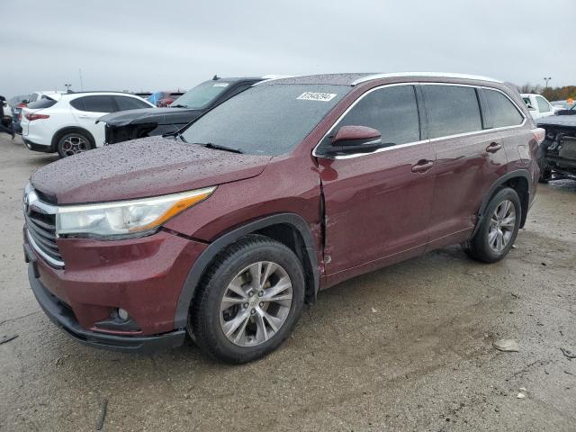 TOYOTA HIGHLANDER 2015 with VIN 5TDJKRFH9FS141042 - Photo from auction