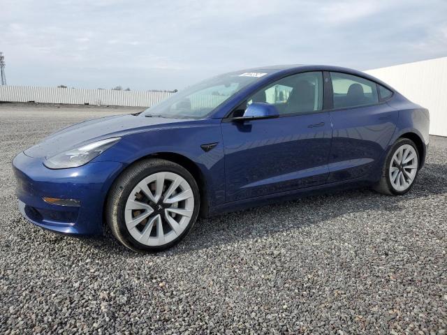 TESLA MODEL 3 2022 with VIN 5YJ3E1EA2NF371076 - Photo from auction