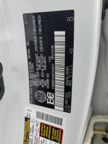 Photo 14 from auction – 2022 TOYOTA HIGHLANDER with VIN 5TDBBRCH4NS560603
