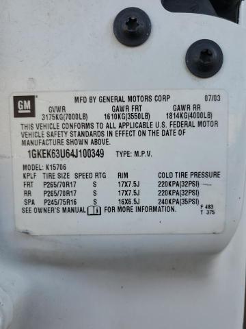 Photo 14 from auction – 2004 GMC YUKON DENA with VIN 1GKEK63U64J100349