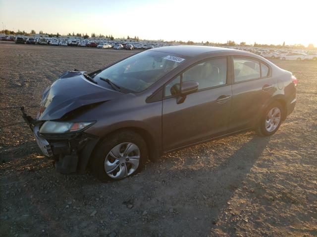 Photo 1 from auction – 2015 HONDA CIVIC LX with VIN 19XFB2F52FE257504