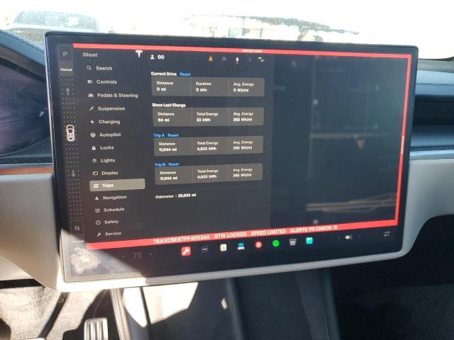 Снимка 9 от търг – 2023 TESLA MODEL X с VIN 7SAXCBE67PF400344