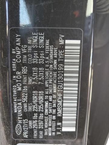 Photo 14 from auction – 2016 HYUNDAI SANTA FE S with VIN KM8SMDHF1GU130199